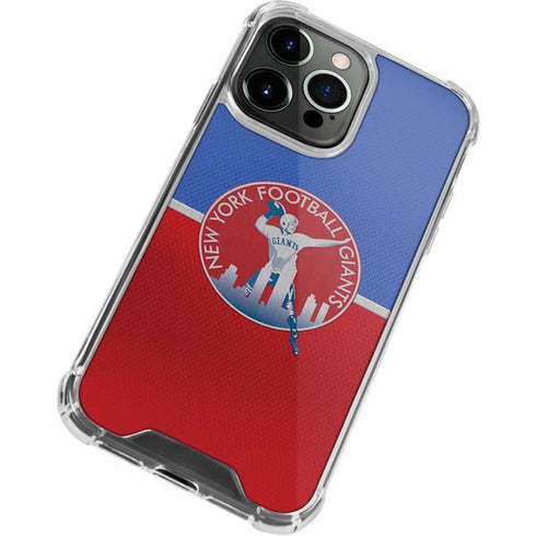 NFL New York Giants Vintage iPhone 15 Pro Clear Case